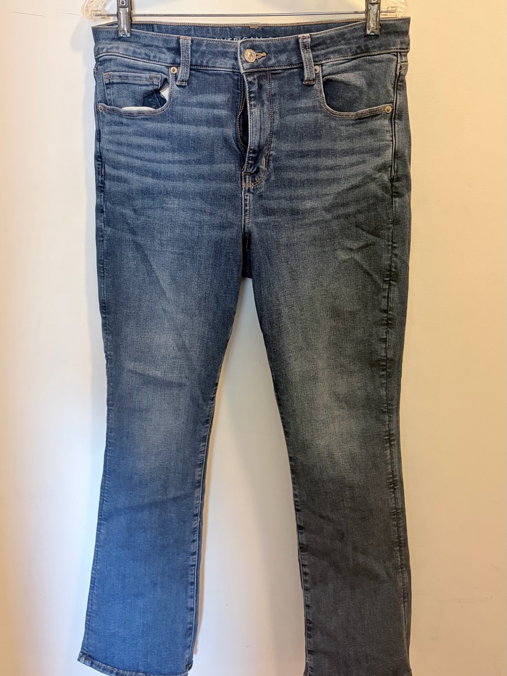 American Eagle Outfitters Women's Boot Cut Jeans - Blue Denim